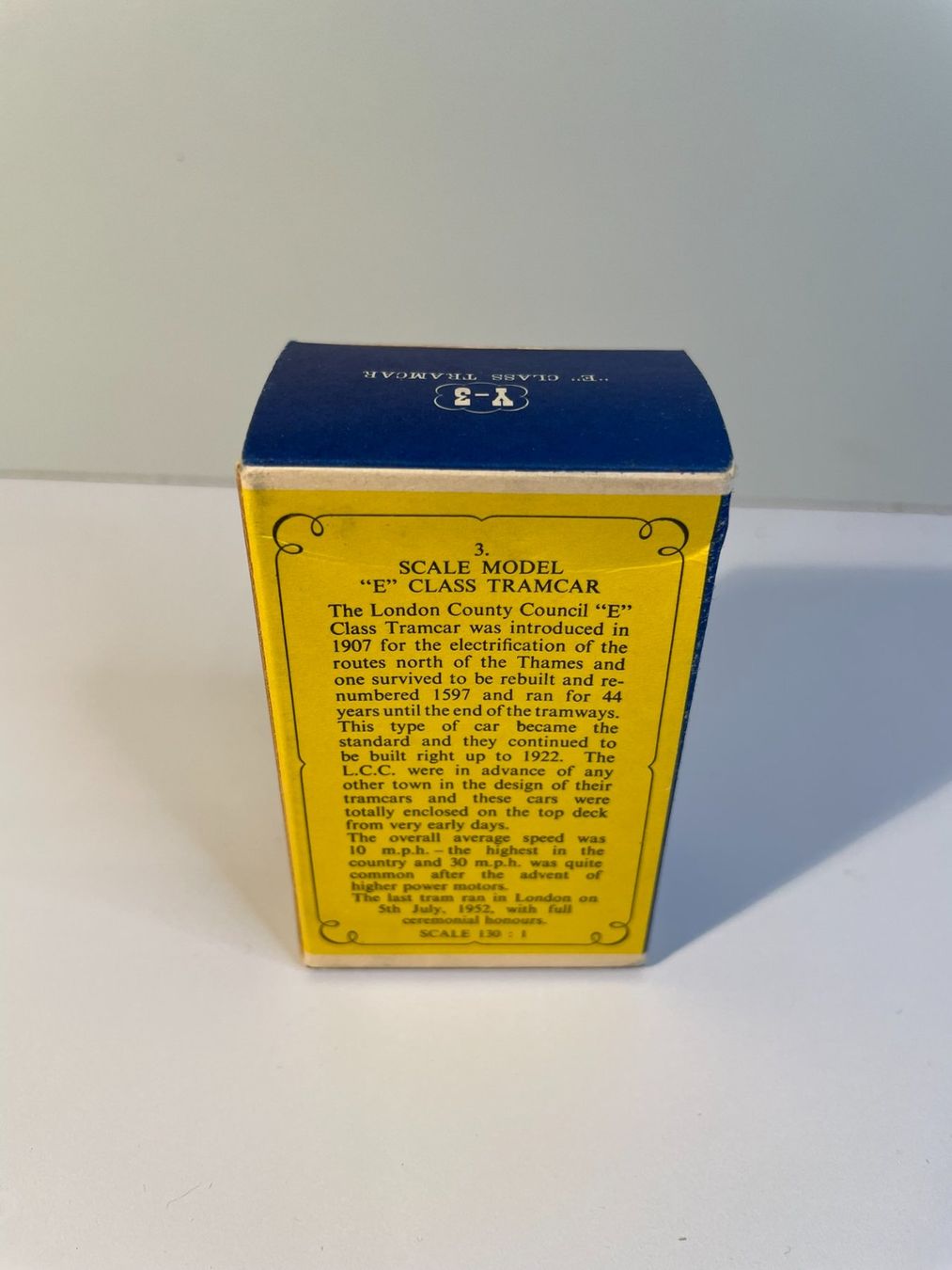 Lesney Jouets: Vintage Matchbox / Lesney Y-3 "E" Class Tramcar – Neuf avec emballage d'origine à Bättwil par Samuel_Wyss 3