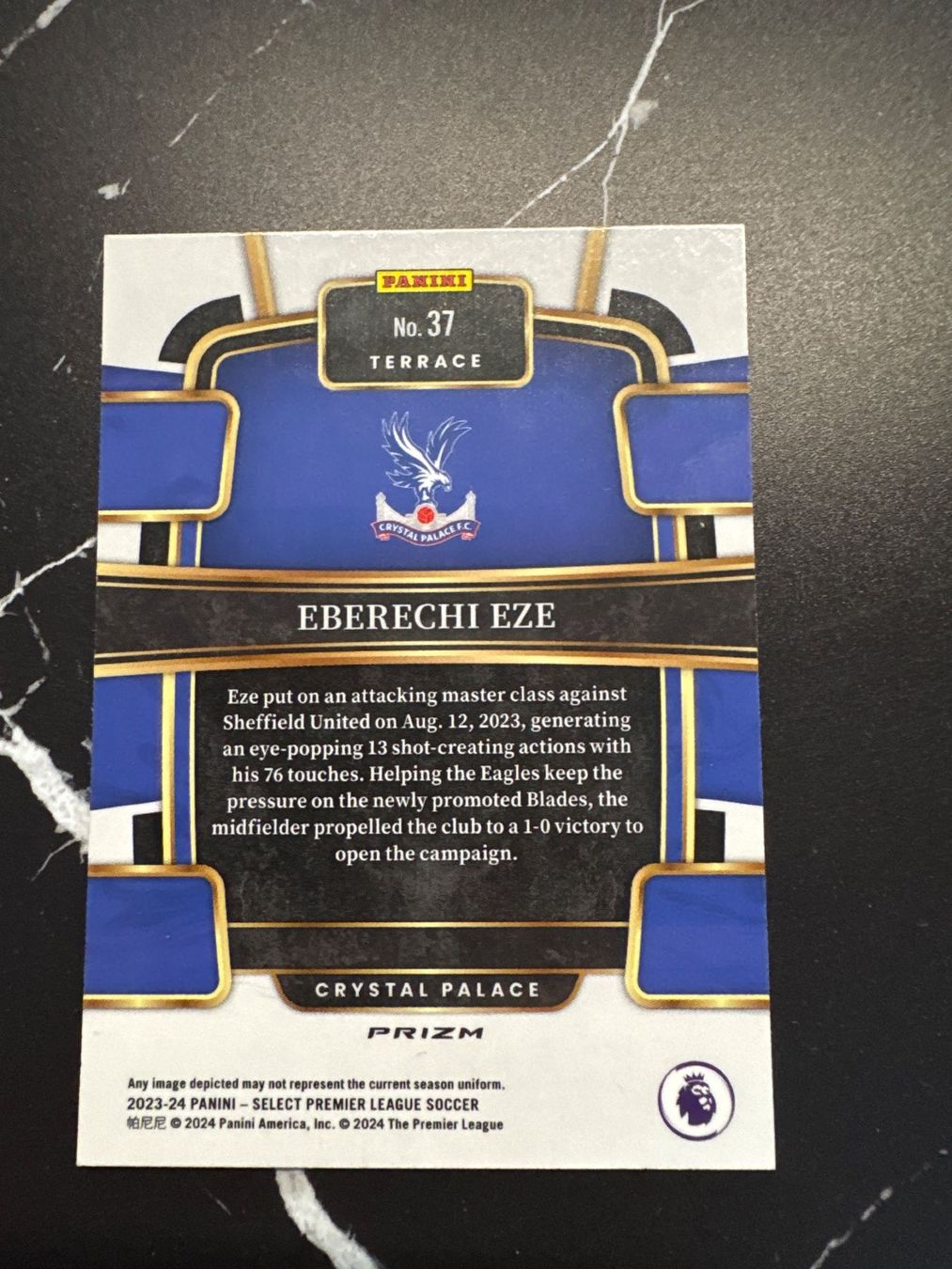 Panini Carte collezionabili: Eberechi Eze PANINI 37 – Usato da Crans-Montana venduto da sta_9srp 1