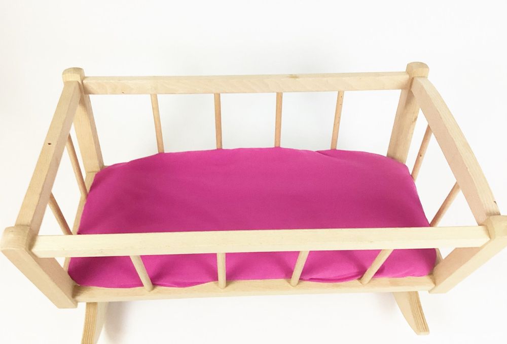 Howa Puppenwiege Aus Holz Mit Herausnehmbaren