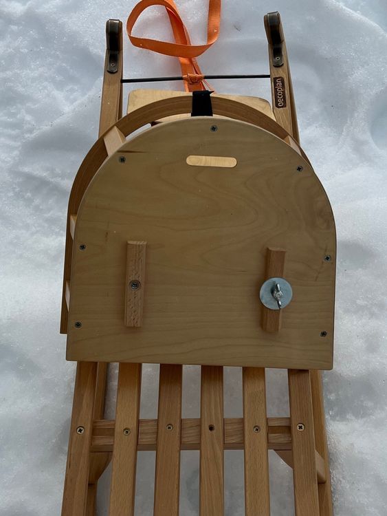VidaXL Schlitten Rodel Davoser Holzschlitten Schnee Produktbild-Vorschau 6