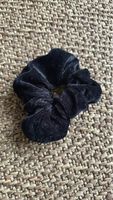 Haargummi Scrunchie Samt schwarz akzeptabler Zustand