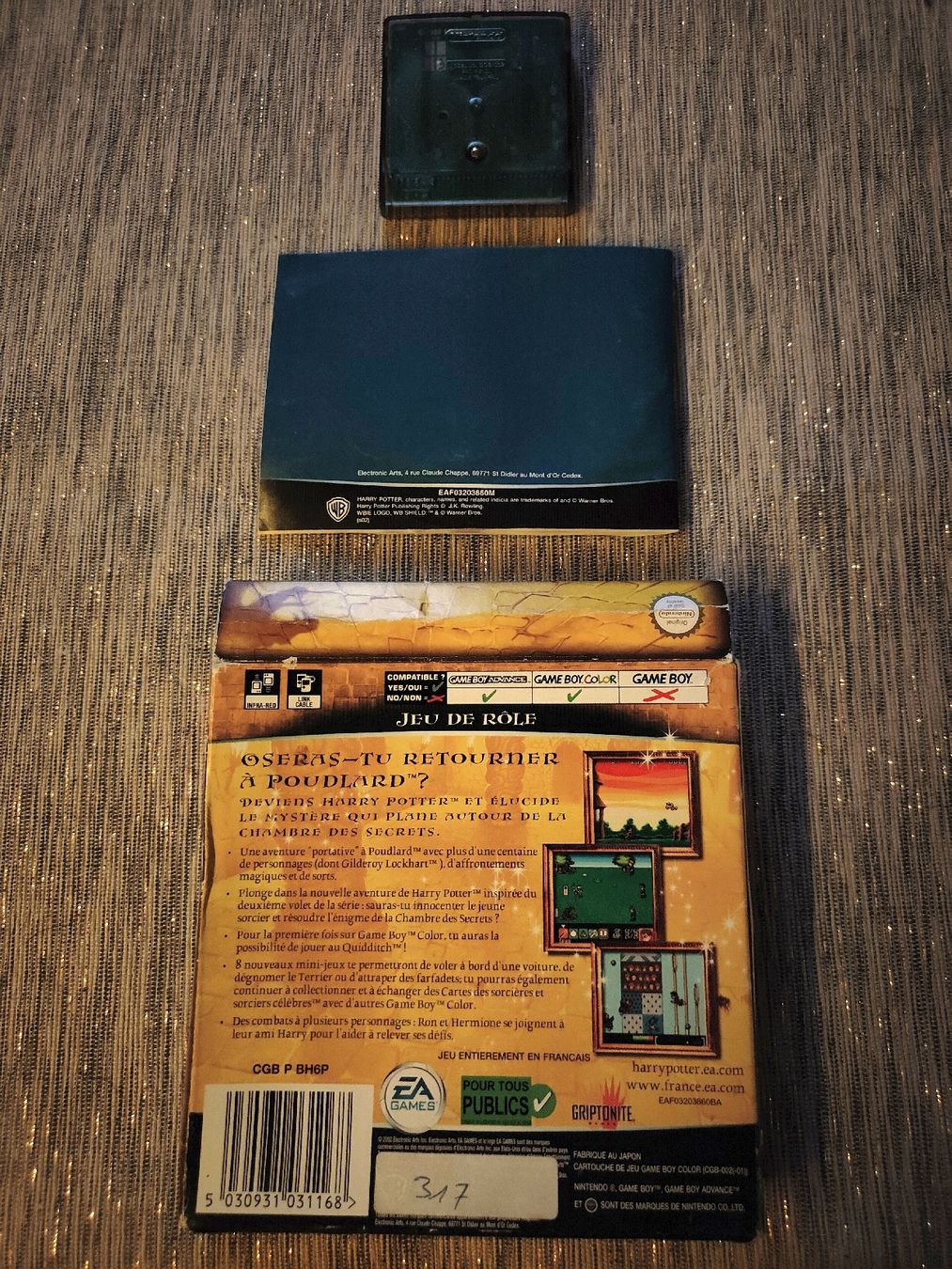 Harry Potter La Chambre des Secrets (FR) Game Boy Color (D #39 occasion