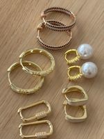 Luxus Elegante Ohrstecker Ohrschmuck  Farbe:Gold  5 st.