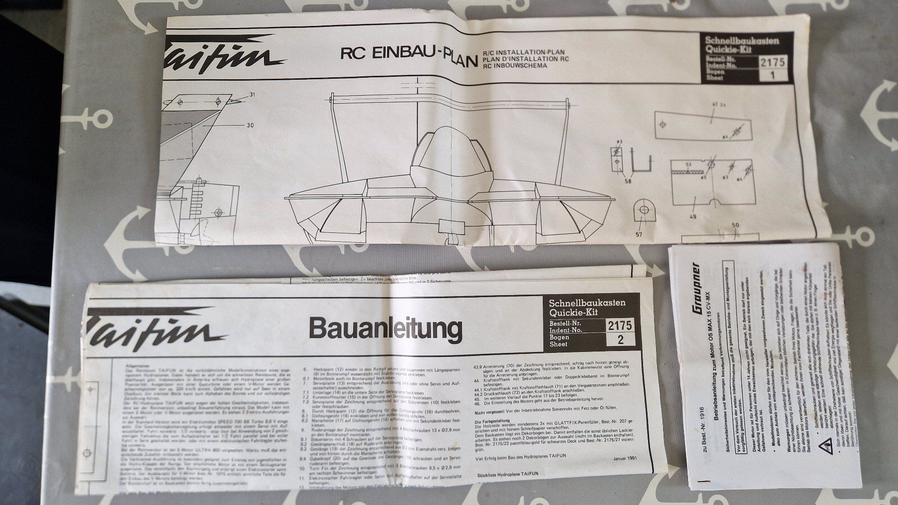 Graupner Modellismo RC: RC Boot Hydroplane von Graupner – Usato da Hausen AG venduto da Fjf130 7