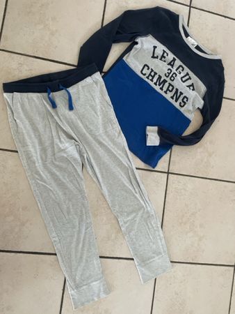 H&M Pyjama Langarmshirt Hose Gr. 146/152 guter Zustand