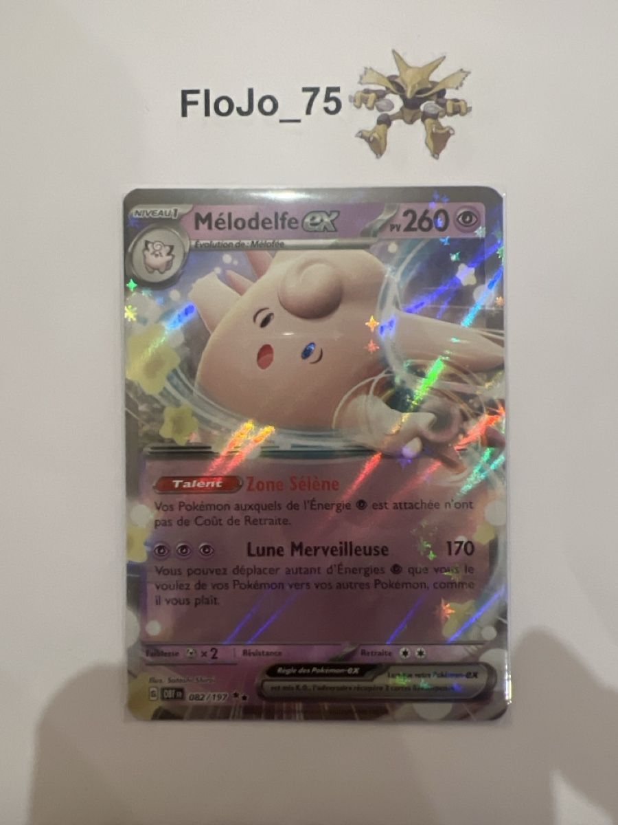 Pokémon Sammelbilder & Trading cards: Melodelfe ex 82/197 – Gebraucht aus St-Blaise von FloJo_75
