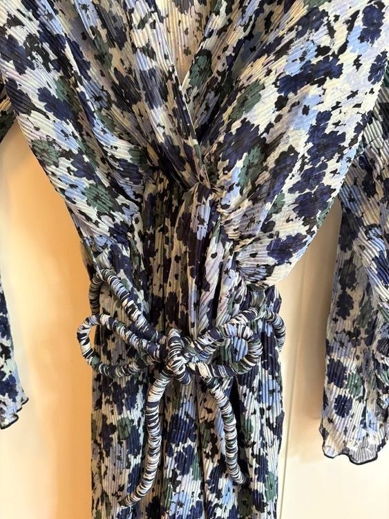 Zara Tute: Blauer gemusterter Jumpsuit, Zara, S – Usato da Zürich venduto da Sera.13 1