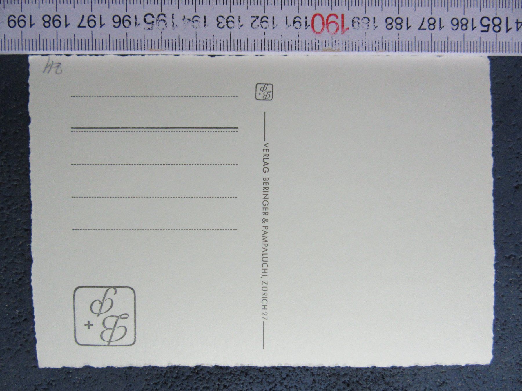 Cartoline postali: ZÜRICH AK ZH – Usato da Ettingen venduto da Hausi4711 1