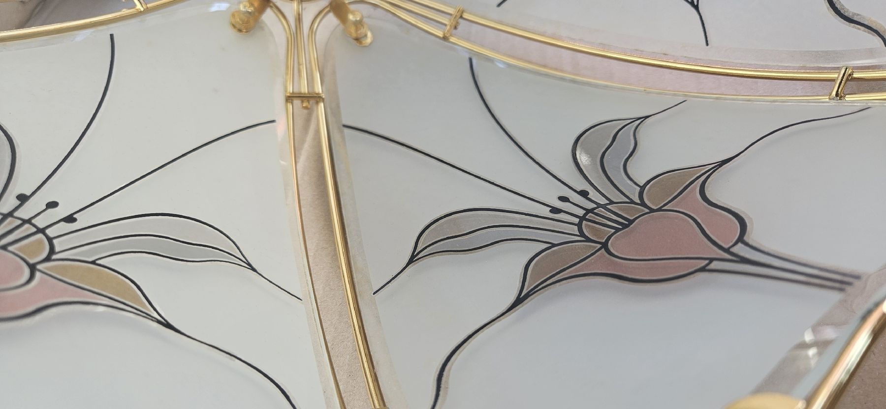 Lampade: Lampenschirm Glas floral Grösse M – Usato da Subingen venduto da BlueAngel25 4