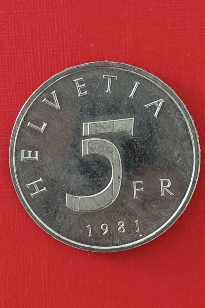 Tutti le monete: Pièce commémorative 5 Francs - 1981  – Usato da Petit-Lancy venduto da Solcarm