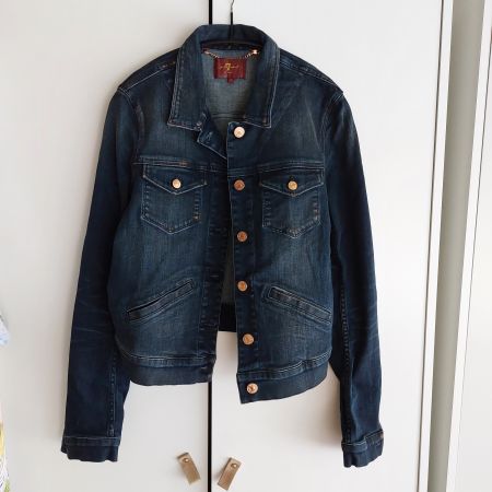 Jeansjacke, 7 For All Mankind, Gr. S, wie neu