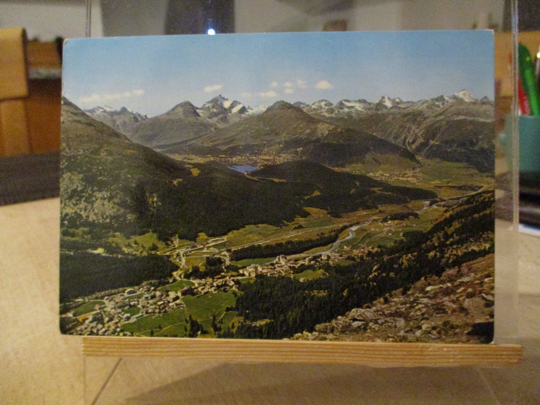 Cartoline postali: Pontresina St.Moritz Celerina Postkarte  1 – Usato da Felsberg venduto da sanwill