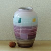 Vase vintage en céramique, modèle 211/20, années 1950