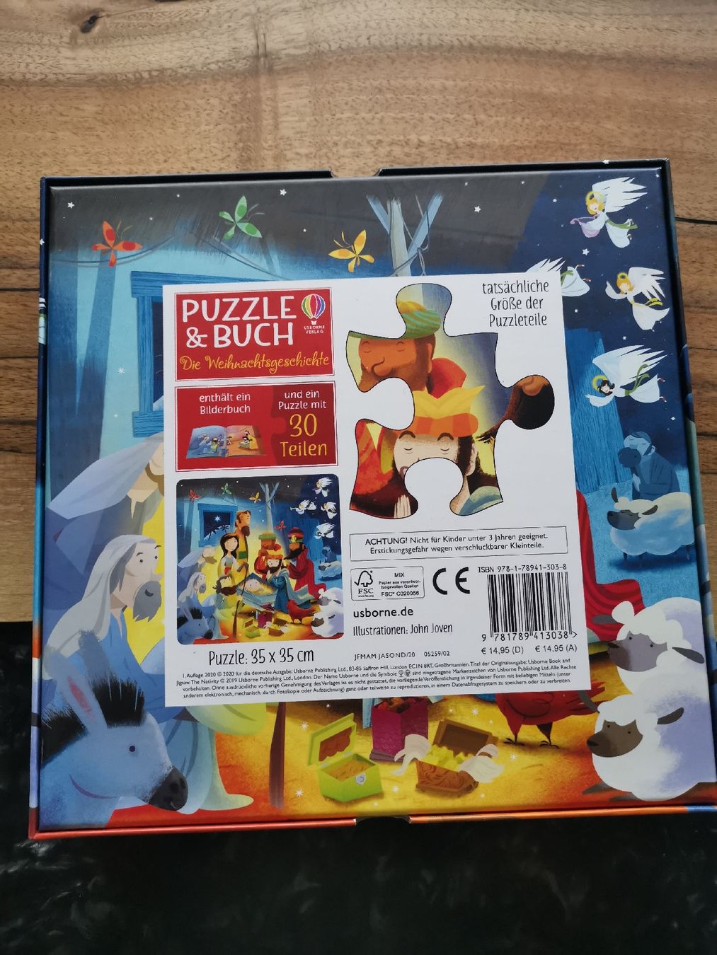 Puzzle: Puzzle und Buch die Weihnachtsgeschichte – Nuovo (secondo la descrizione) da Aadorf venduto da JFPS 3