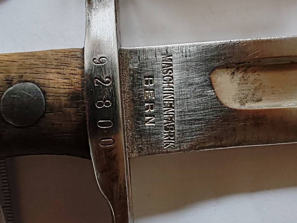 Stichwaffen: Bajonett der Schweizer Armee  – Gebraucht aus Wila von neu_s8qs 2