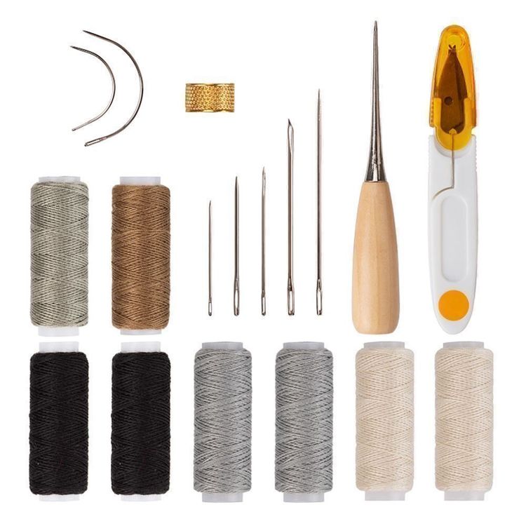 GIDWRIY Leder Nähen Werkzeug Set - Alles Für Lederhandwerk & DIY