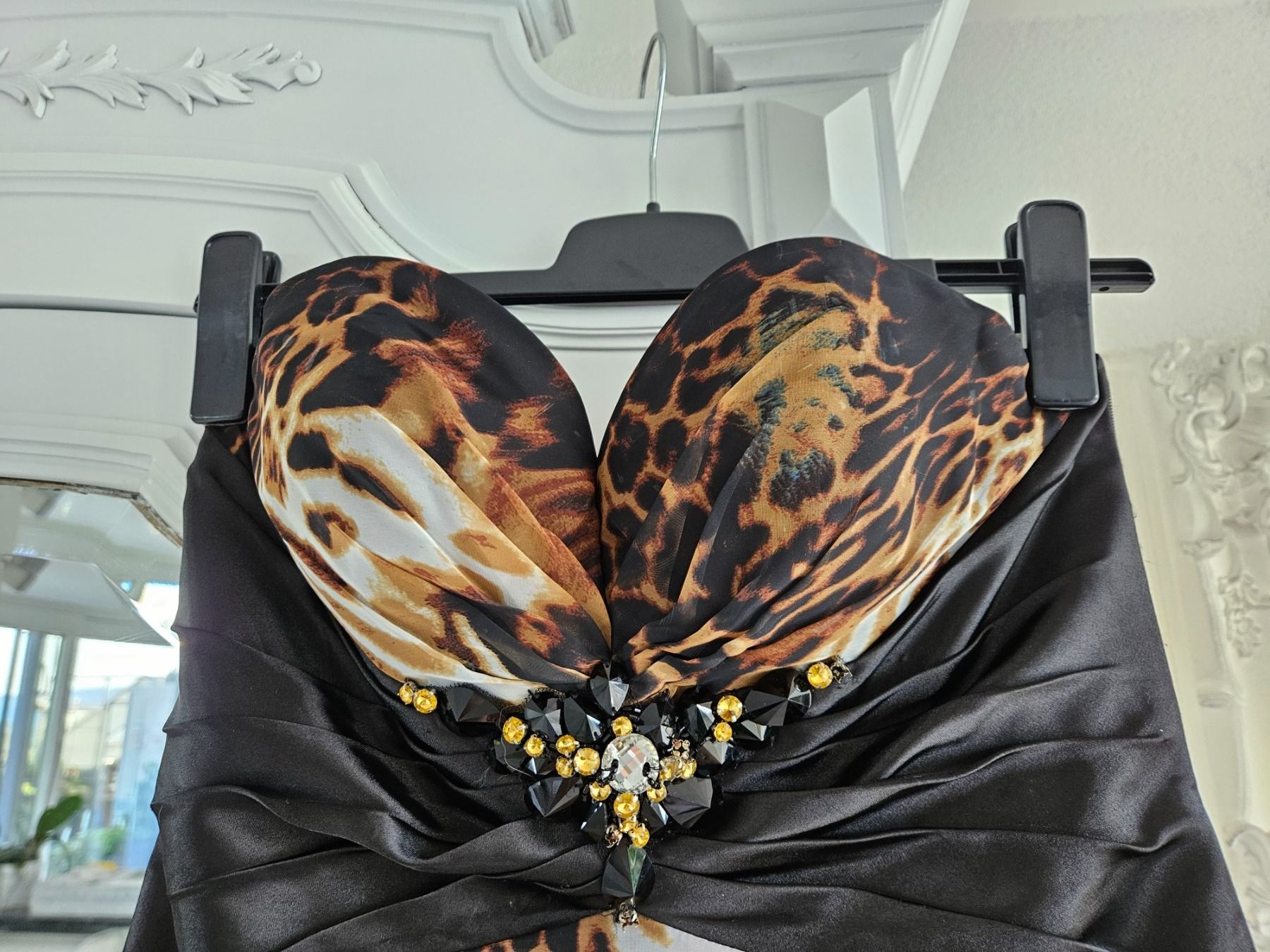Vestiti: Abendkleid Grösse 40 schwarz Leopard LLuxuar Limited – Usato da Gossau ZH venduto da fashiontwo 5