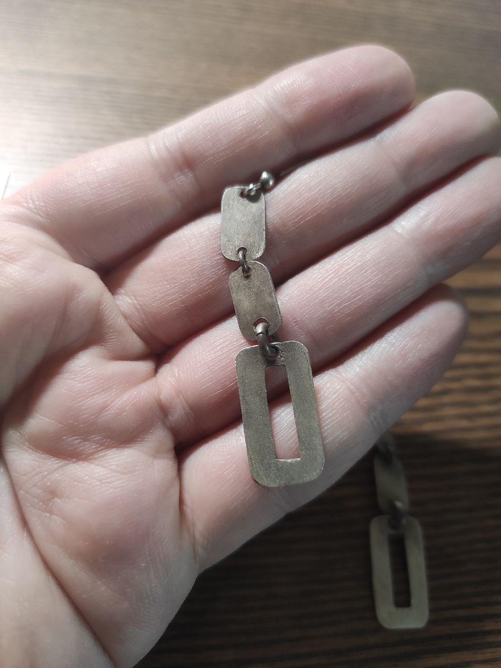 Orecchini pendenti & Orecchini a lobo: Silberschmuck Ohrringe Kette Hängend – Usato da Basel venduto da gnt_zv2n 1