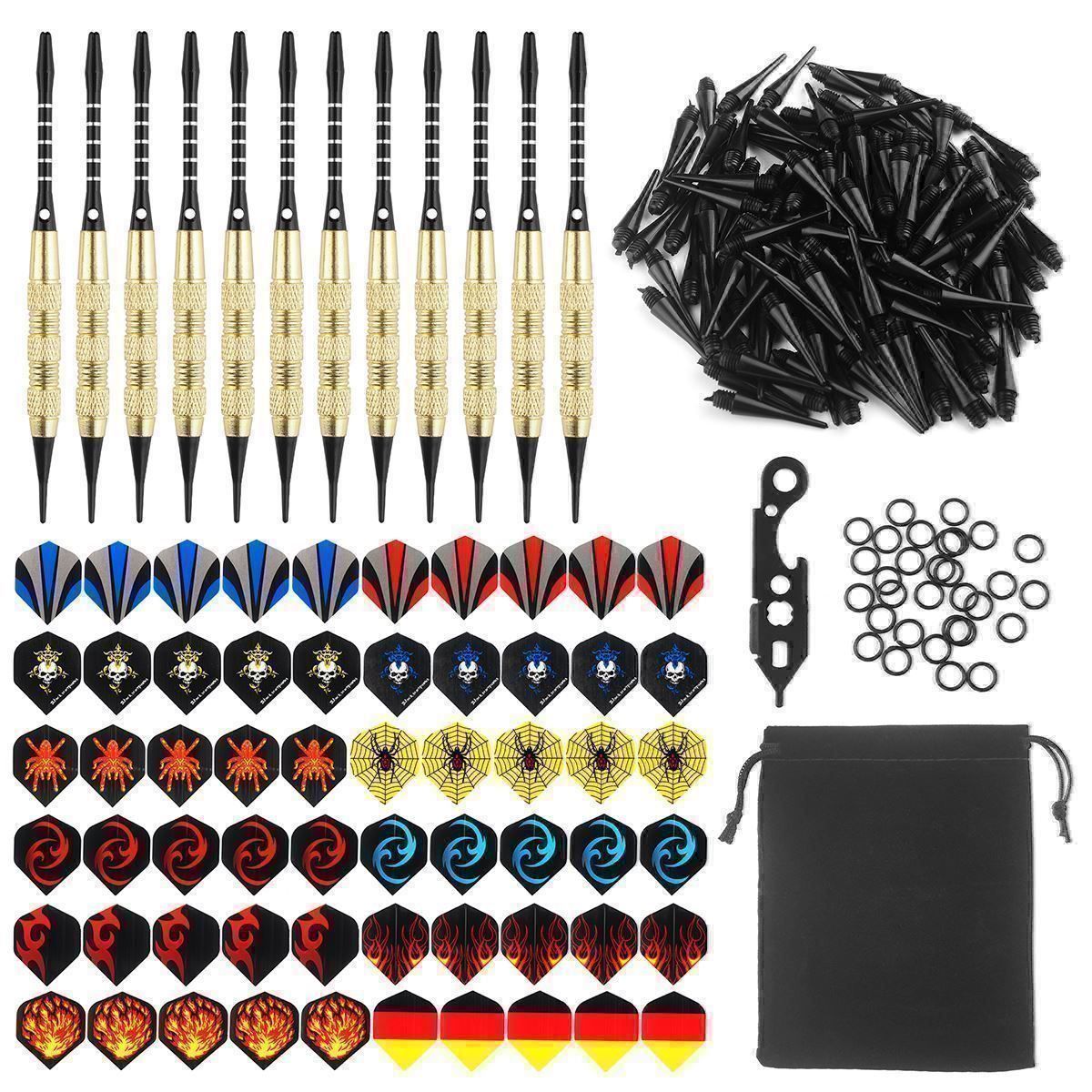 Dart: 12 Stück Dartpfeile mit kunststoffspitze – Neu (gemäss Beschreibung) aus Thun von nuonuoshop 1