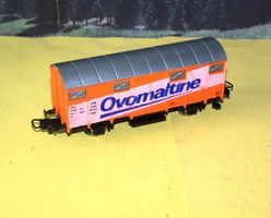 Lima H0 3154: OVOMALTINE Güterwagen SBB, neuw., Metallräder