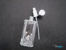 ZERSTÄUBER Klarglas oval silber 100ml