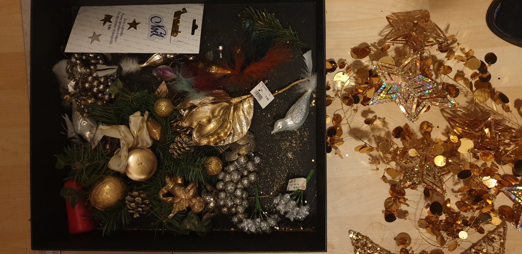 Tutte le decorazioni: Weihnachtsschmuck u Bastelmaterial – Nuovo (secondo la descrizione) da Füllinsdorf venduto da Sternenblick19