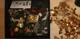 Weihnachtsschmuck u Bastelmaterial