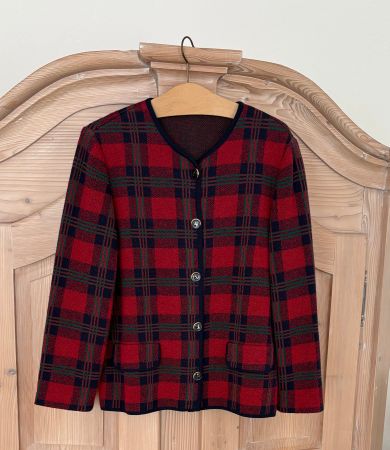 karierte Jacke Gr. 40, ungefüttert