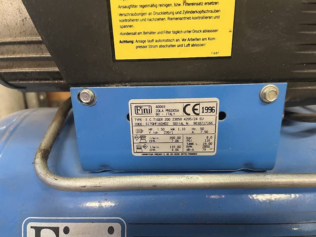 Compressori: Luftkompressor 8 Bar 24 Liter – Usato da Erlinsbach venduto da redy77 2