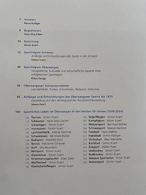 Libri: Sport im Oberaargau – Nuovo e nell'imballaggio originale da Lenzburg venduto da Ricardo1000 2