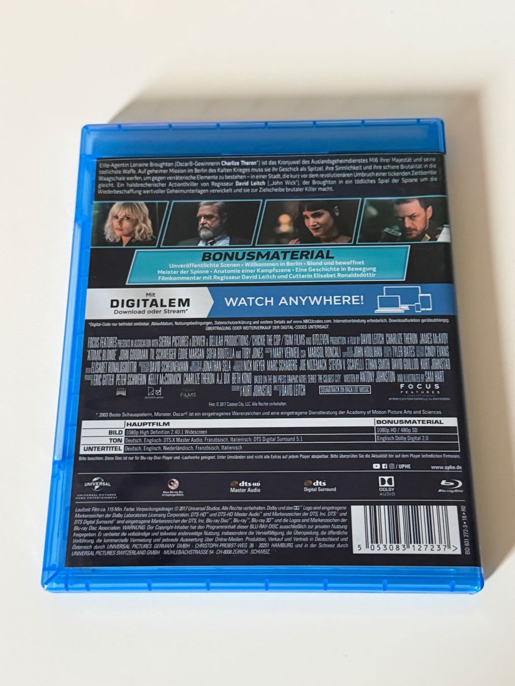 Tutti i DVDs: Atomic Blonde Blu-ray – Usato da Altstätten SG venduto da sheamus 1