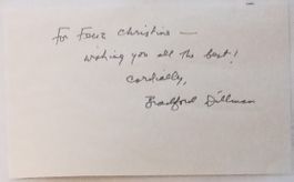Bradford Dillman 1930-2018 Autogramm signiert Karte 7x10cm