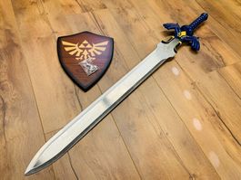 ZELDA XXL SCHWERT aus Stahl 98cm BLAU