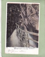 Meyringen Meiringen  Aareschlucht Grosse Enge 1905