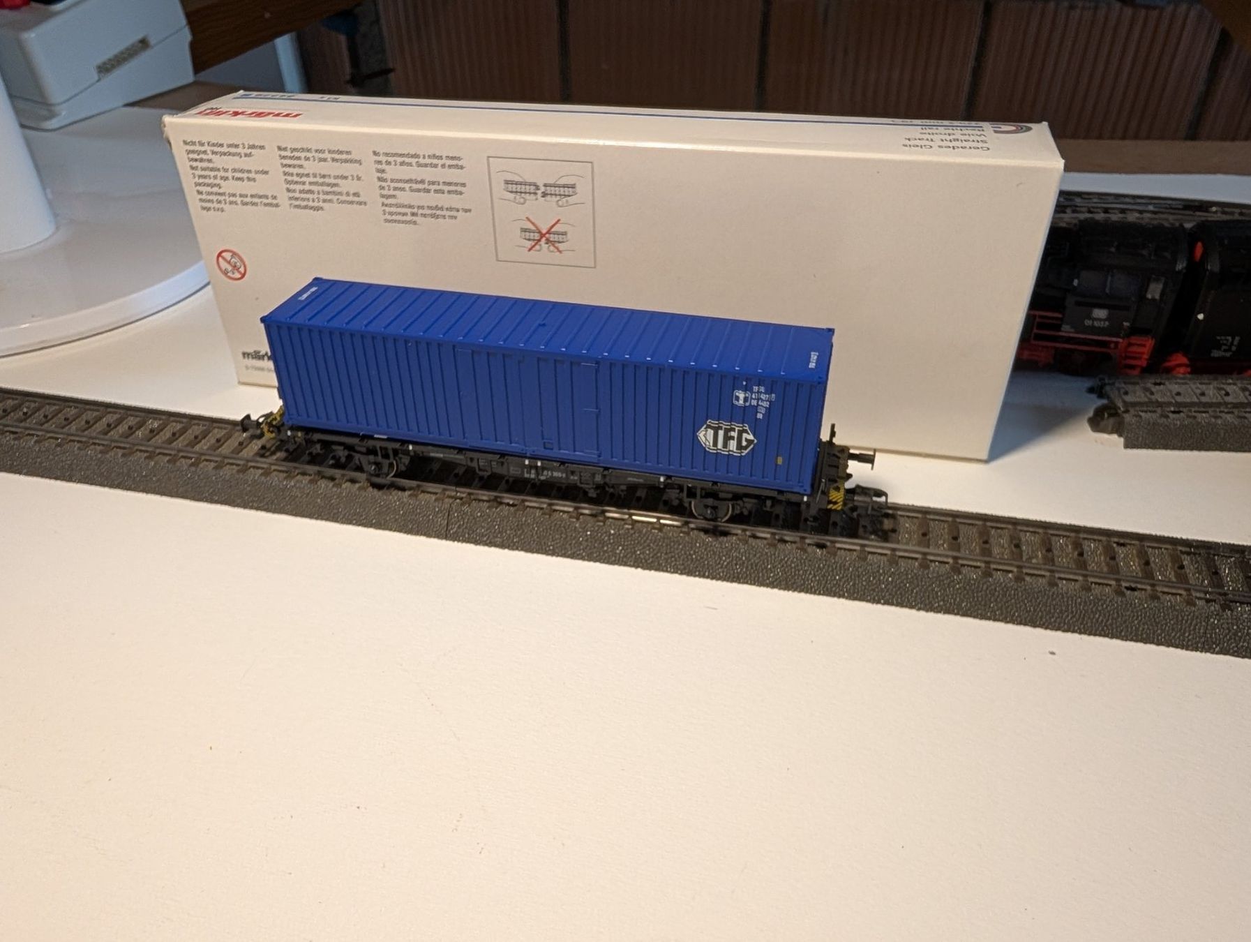 Märklin Modellini di ferrovie: Märklin 4769 Tragwagen DB – Usato da Steffisburg venduto da Narzisse