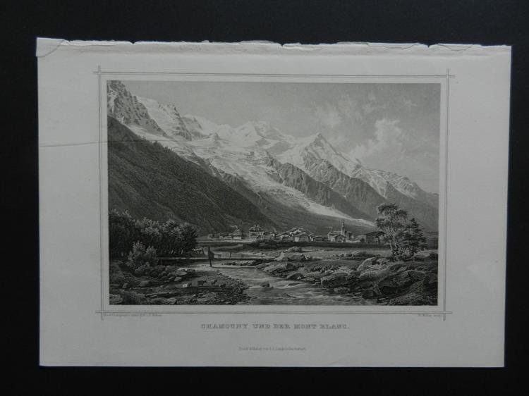 Incisioni: Chamonix Mont Blanc – Usato da Risch venduto da Rischli15