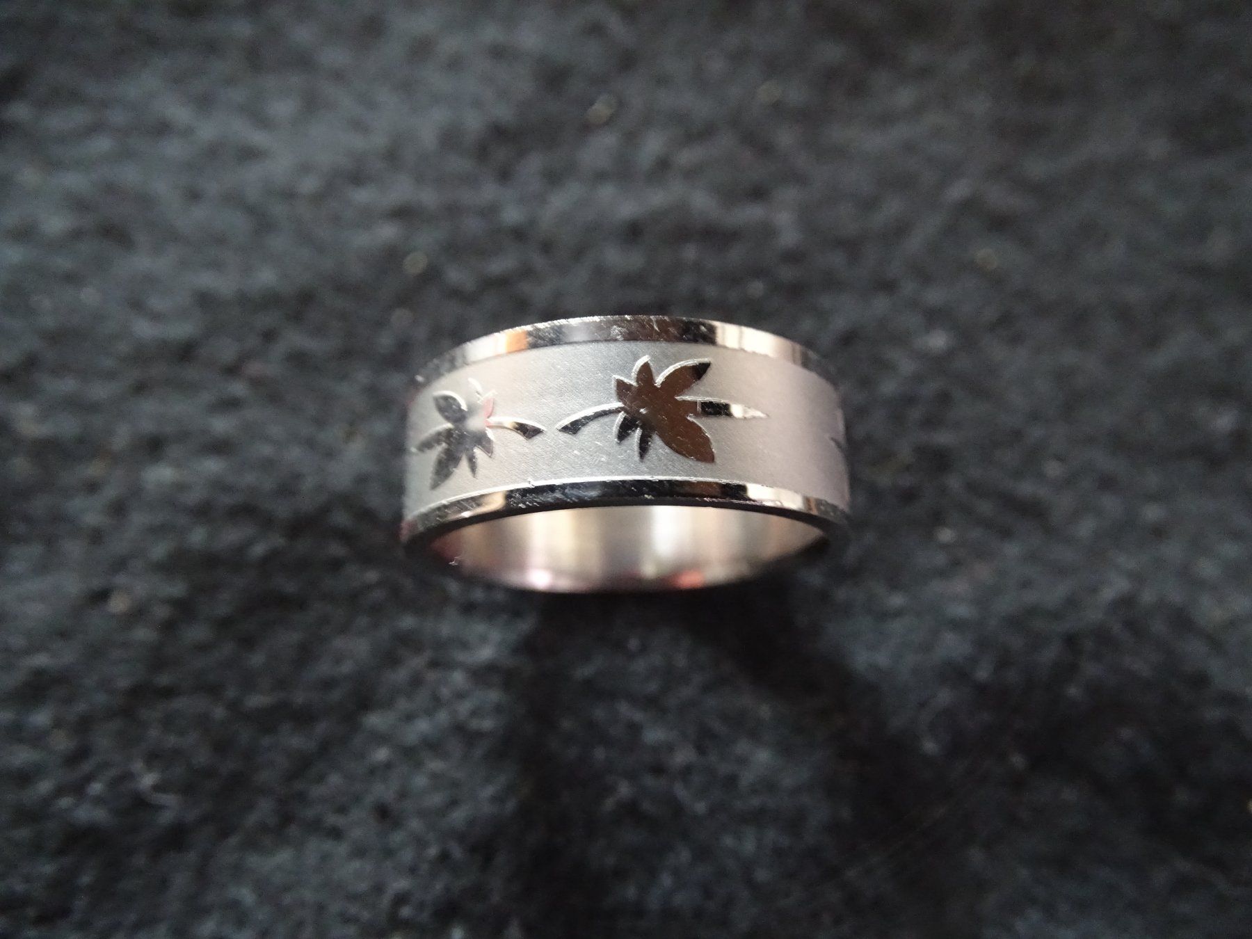 Ringe: Ring Edelstahl Hanf – Neu (gemäss Beschreibung) aus Obergerlafingen von STOGS