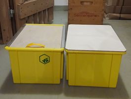 Honigwaben Transportboxen
