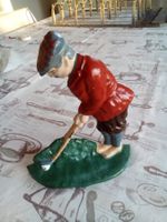 Joueur de golf ancien, déco à poser ou à accrocher au mur