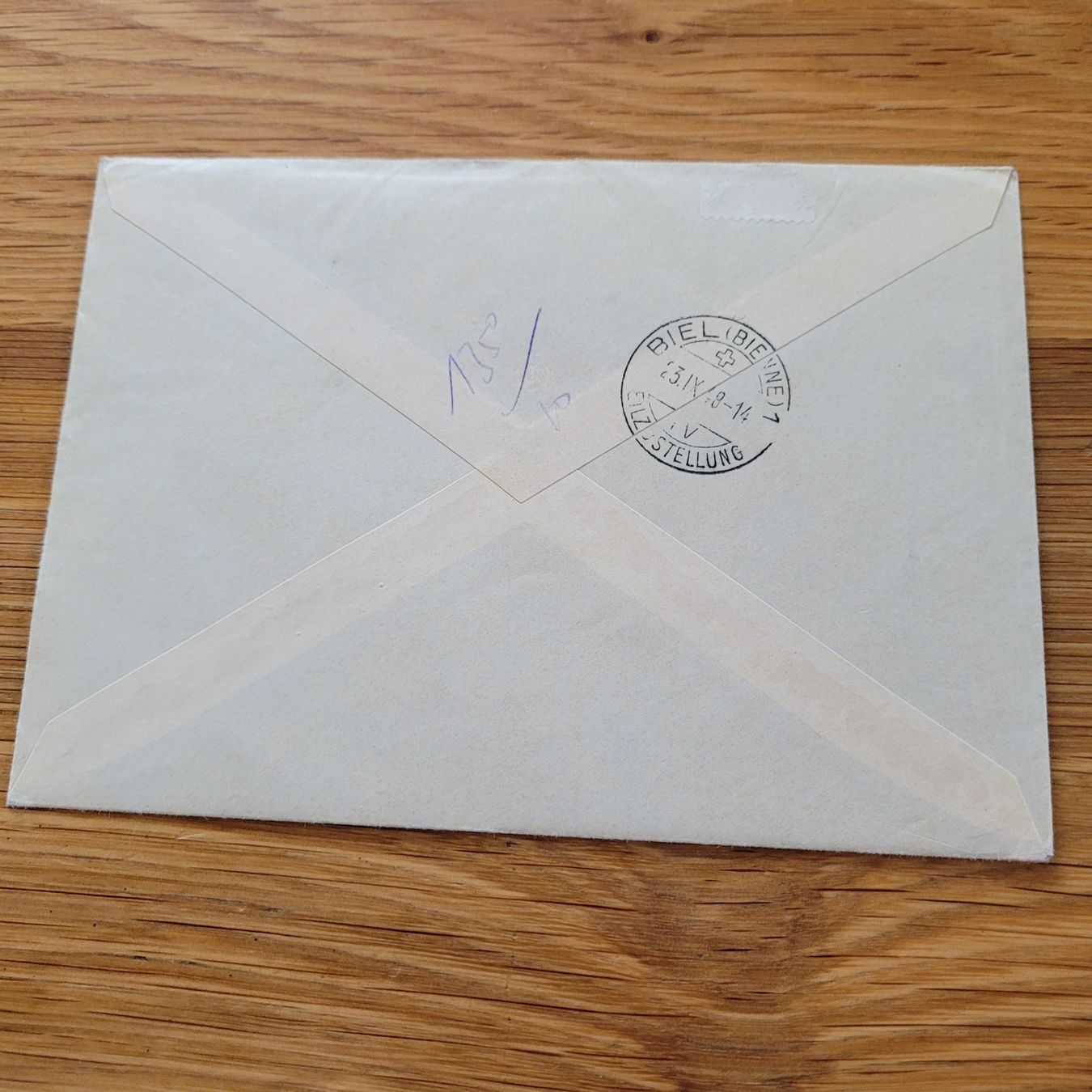Tutti i francobolli: Luftpost Brief 1948 Zürich Biel Express – Usato da Biel/Bienne venduto da Destockweb 1