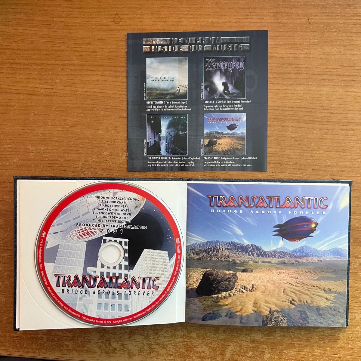 CDs: Transatlantic - Bridge Across Forever / 2CD - 1.EU 2001 Digi – D'occasion à Gais par soundcave57 2
