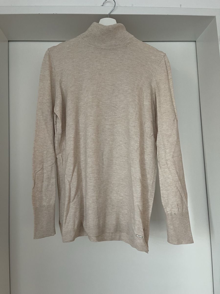 S.Oliver Maglioni & Felpe: Schöner Rollkragenpullover, beige, Grösse L, neuwertig – Usato da Bremgarten AG venduto da arl_8nbf