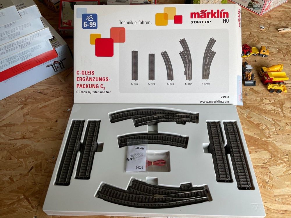 Pack Complémentaire Voie Numérique Märklin H0 24802 – Pour Réseau Ferroviaire, Neuf Sous Emballage