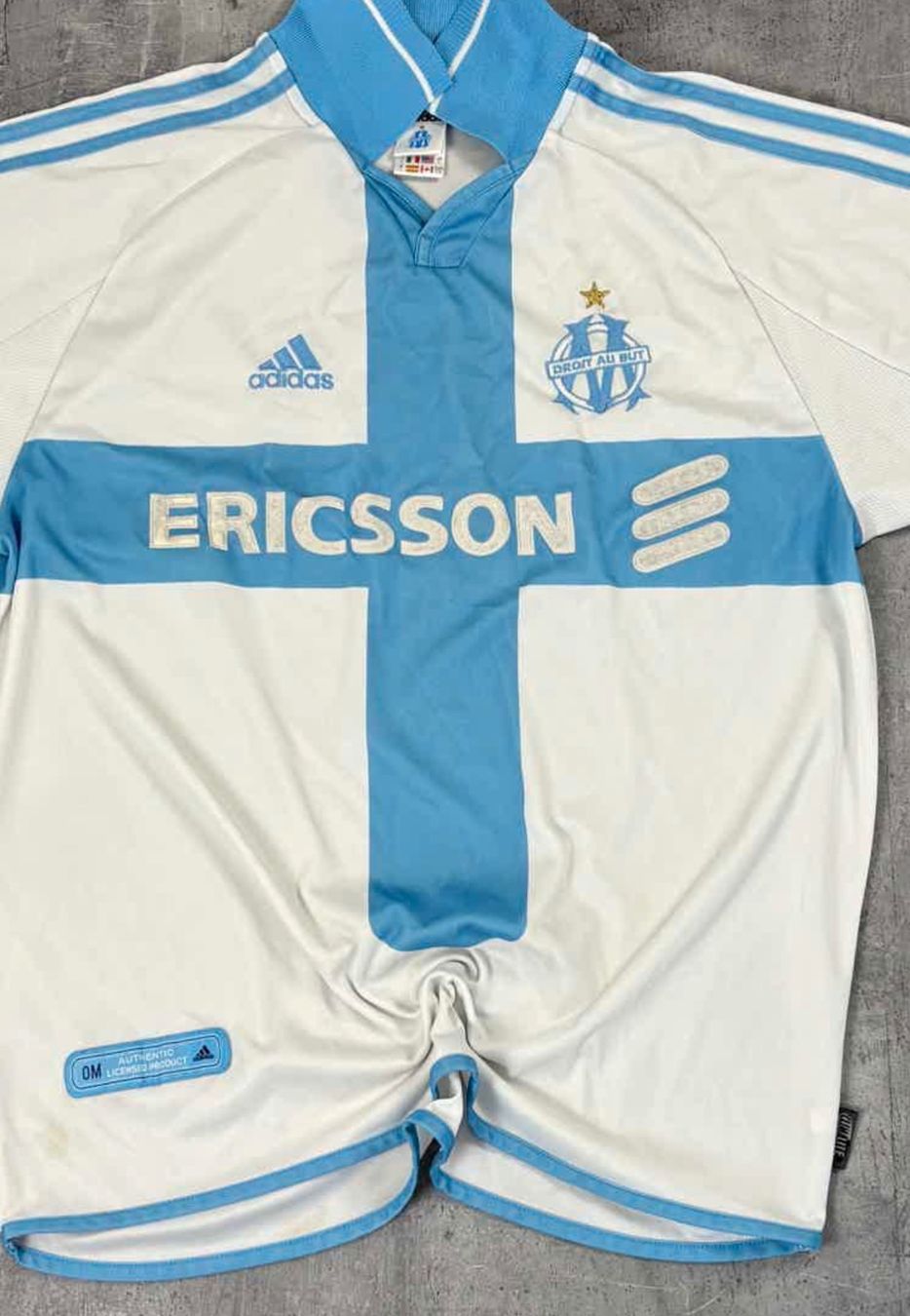 Umbro Canottiere & Pantaloni: ORIGINAL Olympique Marseille 2000/01 Jersey – Nuovo (secondo la descrizione) da lohn-ammannsegg venduto da matt. 1