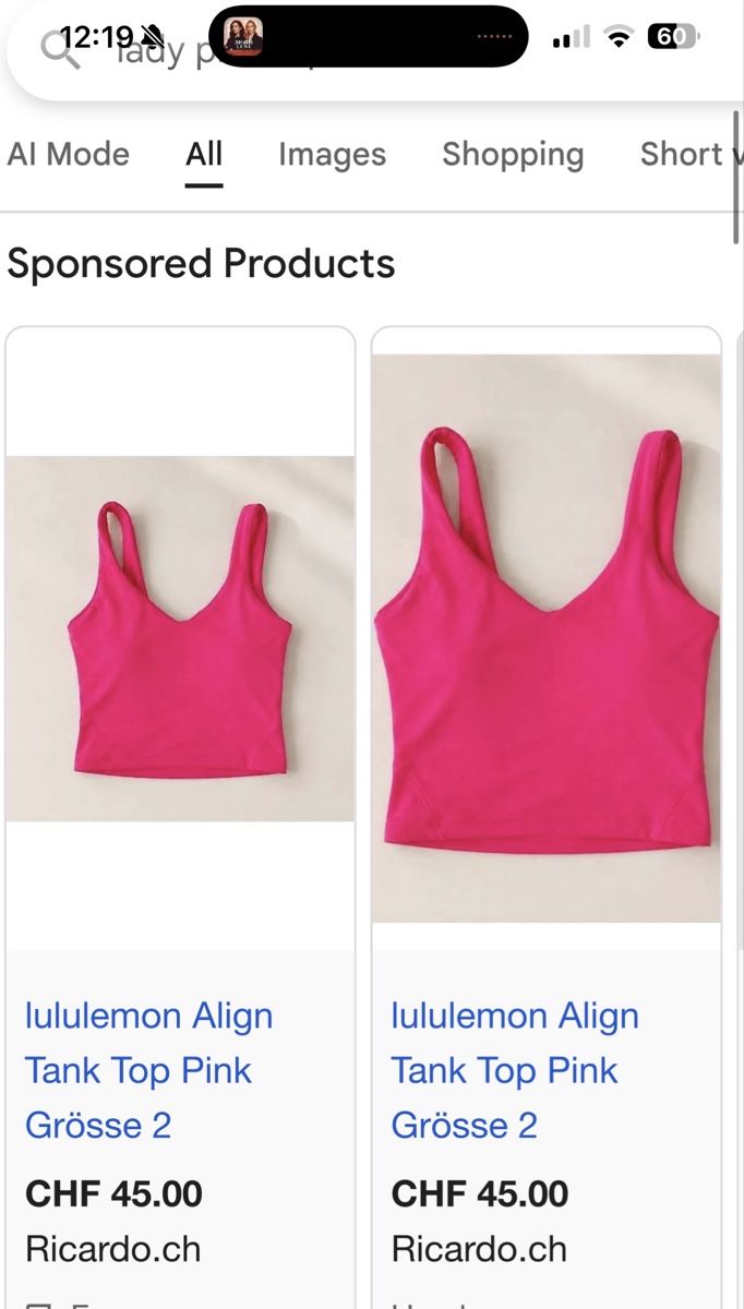 Lululemon Tops: Lululemon align top, pink – D'occasion à Meilen par ver_bh9r 2