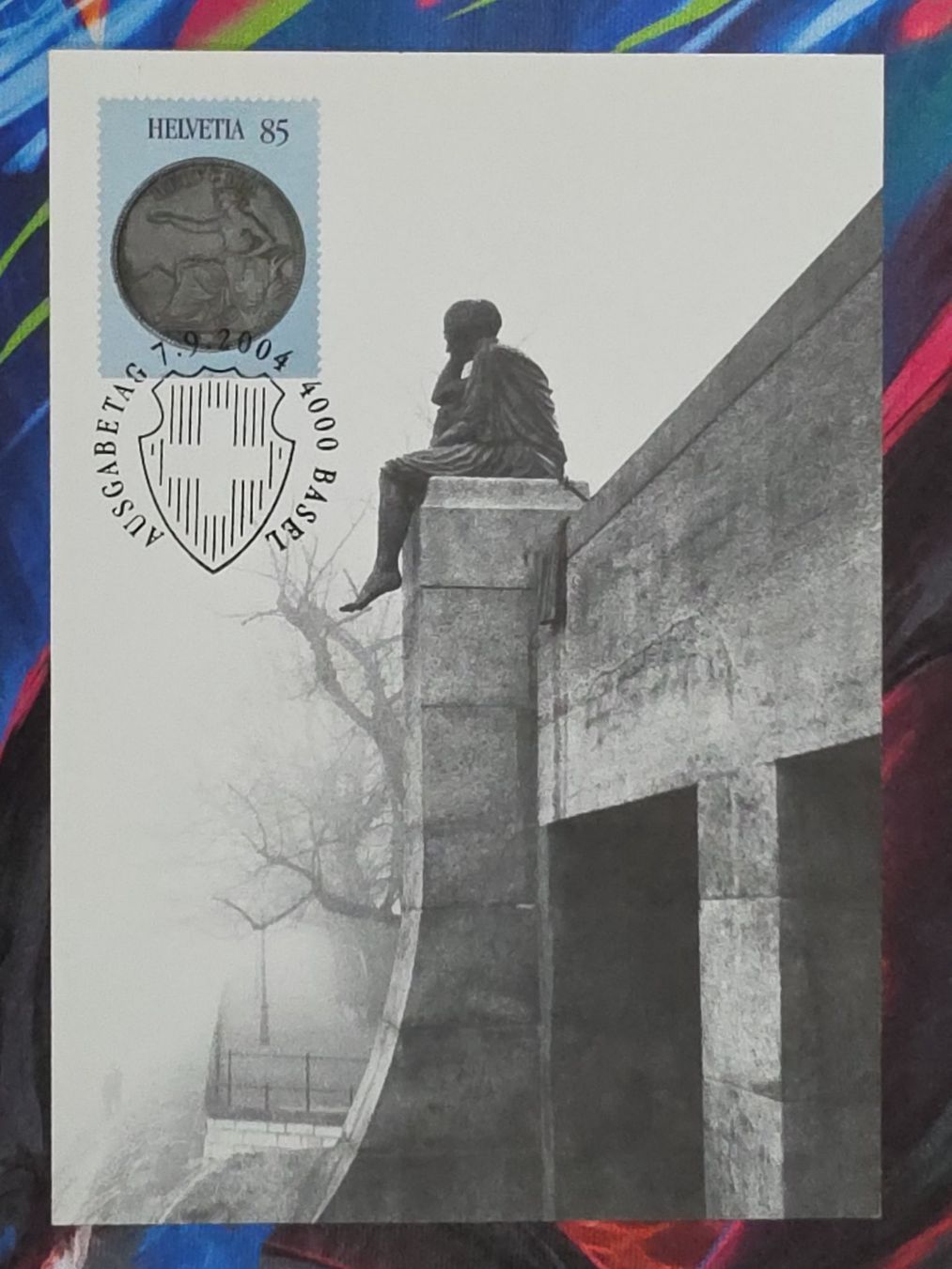 Ansichtskarten: CL26 Carte Postale + Timbre Suisse 2004 – Gebraucht aus Cousset von Patrick_Collections