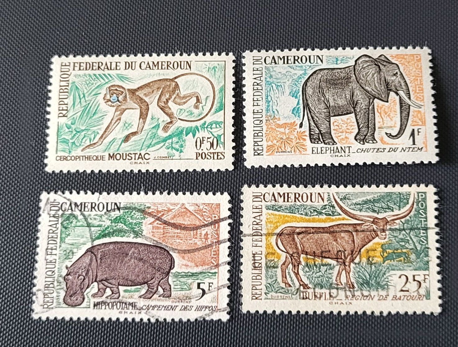 Tutti i francobolli: Kamerun 1962 briefmarke – Usato da St Gallen venduto da Stampsalshobby
