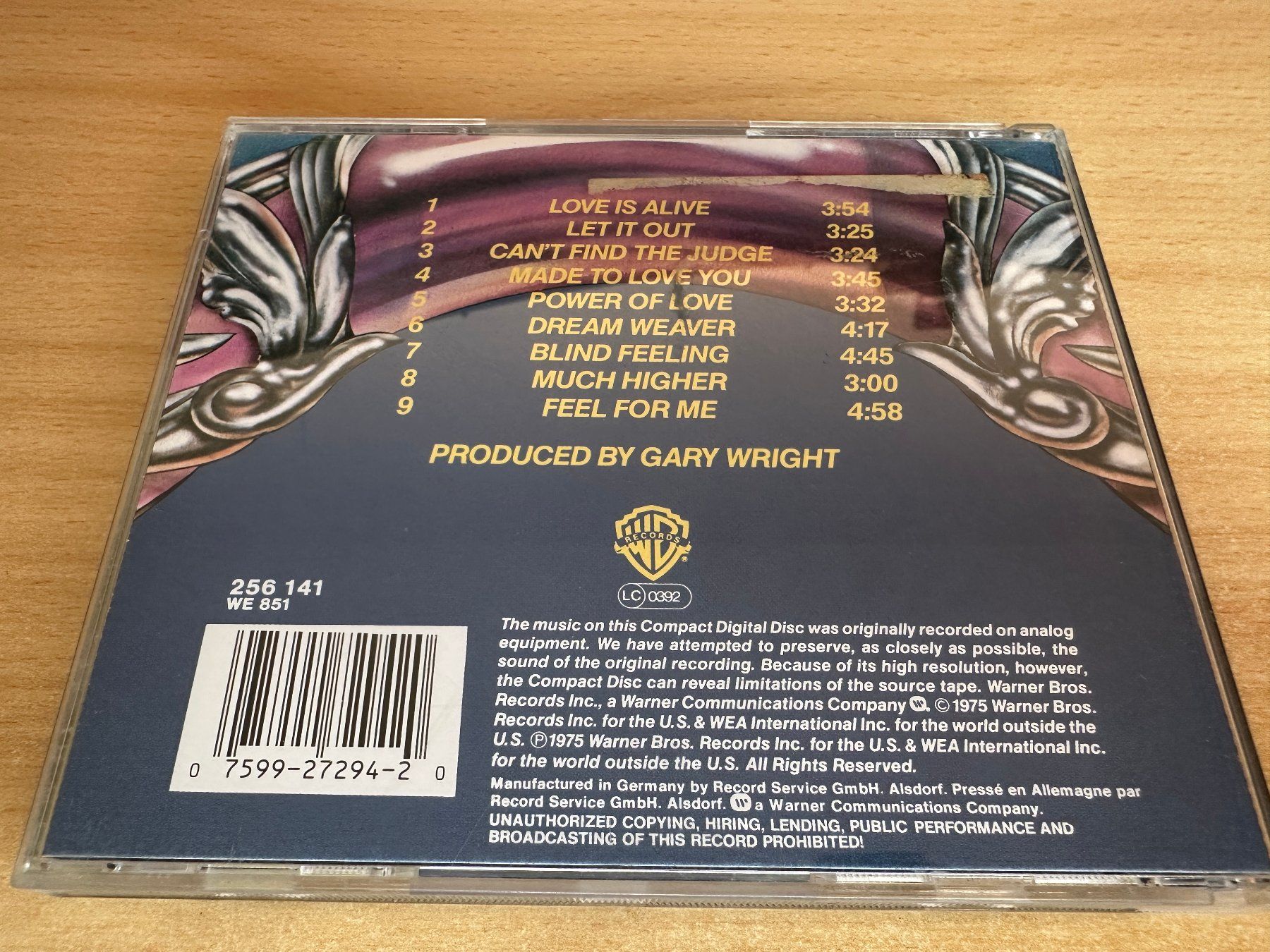 CD: Q5 Gary Wright – The Dream Weaver – Usato da Rikon im Tösstal venduto da Alpenmutz 1