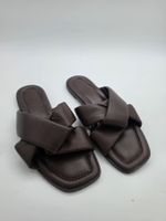 Sandales Sí Barcelona en cuir brun – Taille 38