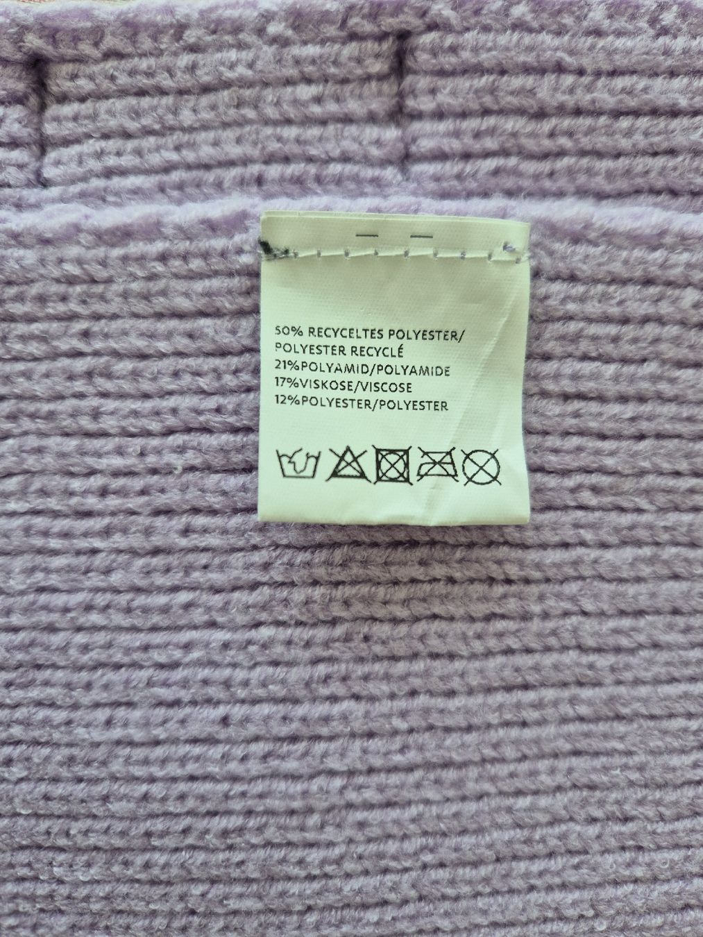 Manor Foulard & Sciarpe: Manor Woman Strickschal, Lila, Neu – Nuovo (secondo la descrizione) da Thalwil venduto da murme 4